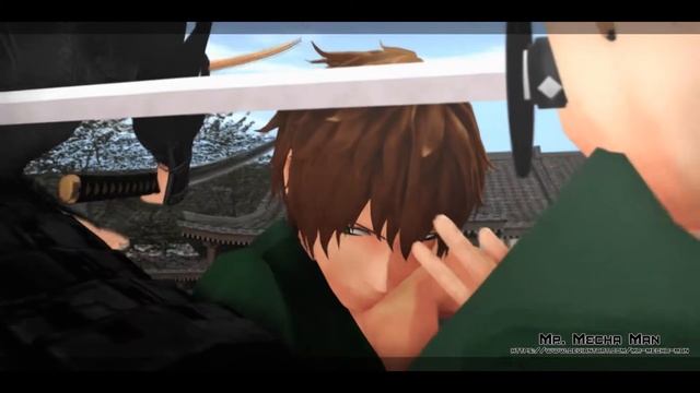 【MMD】 Samurai sword fight смотреть онлайн