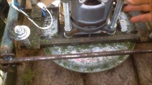 Газонокосилка из импортной стиральной машины..