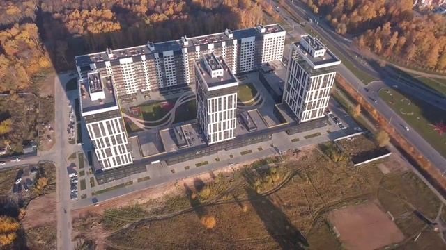 Аэросъемка Обнинск - ЖК «Циолковский» смотреть онлайн