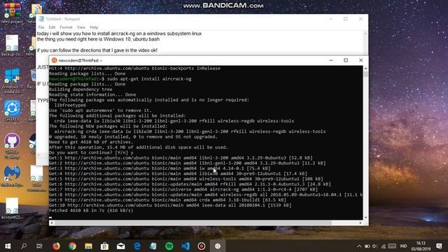 how to install aircrack-ng on windows subsystem linux смотреть онлайн