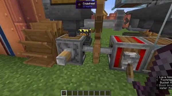 How to make a automated Netherrack farm in Minecraft create mod.