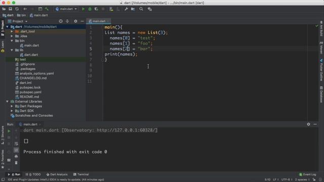 #57 dart core List fixed length смотреть онлайн