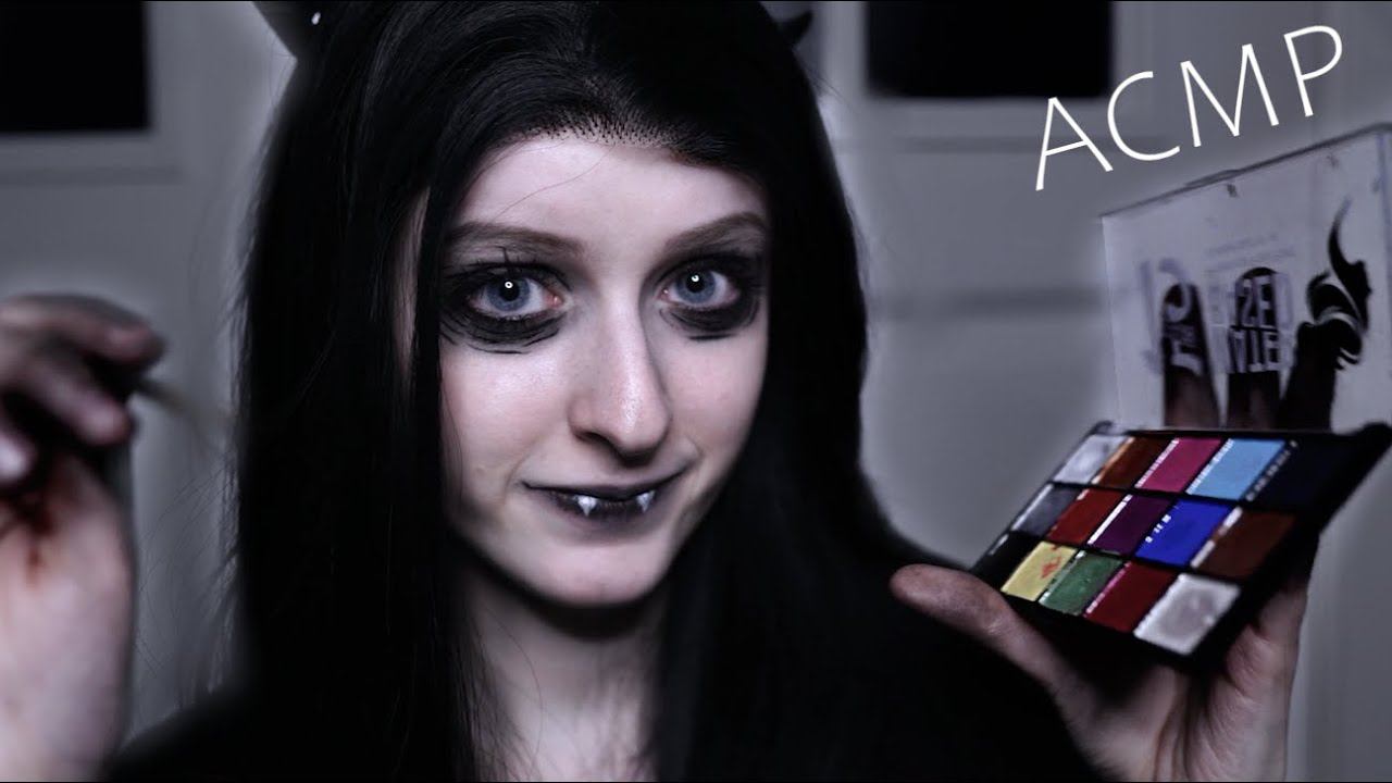 АСМР Монстрик под кроватью делает тебе макияж на хэллоуин | Ролевая игра | ASMR Roleplay Make up смотреть онлайн