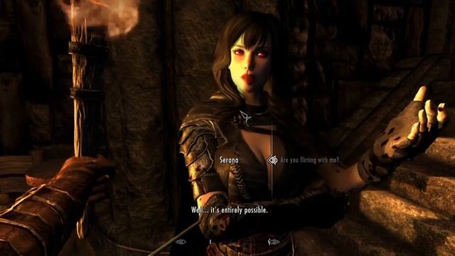 Skyrim AE Modded - Volkihar Ruins With Serana, Plus She Flirted With Me смотреть онлайн