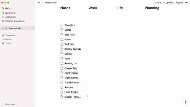 Build a personal wiki in Notion смотреть онлайн