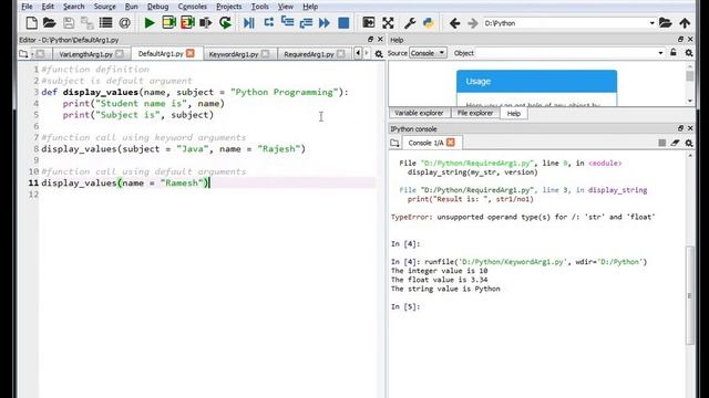 Unit III 7 Default Arguments смотреть онлайн