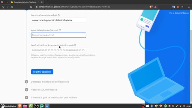 Configuración de Firebase en nuestra aplicación de Android. смотреть онлайн