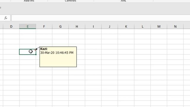 How To Automatically Add Date And Time To Comments Using Button In Excel смотреть онлайн
