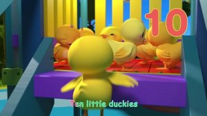 Ten Little Duckies | @CoComelon Nursery Rhymes & Kids Songs