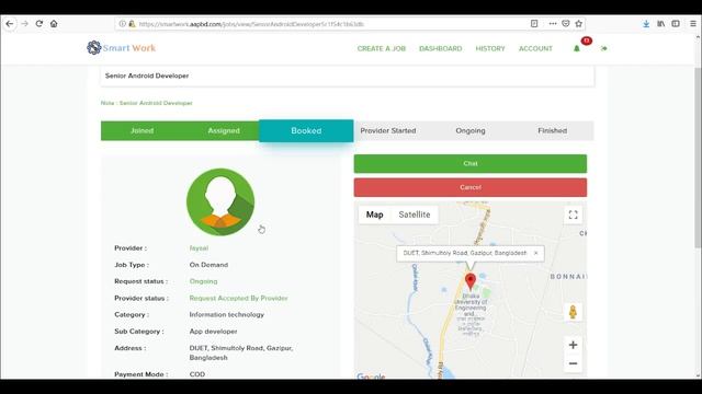 Smart Work- Admin dashboard, android user and provider app details смотреть онлайн