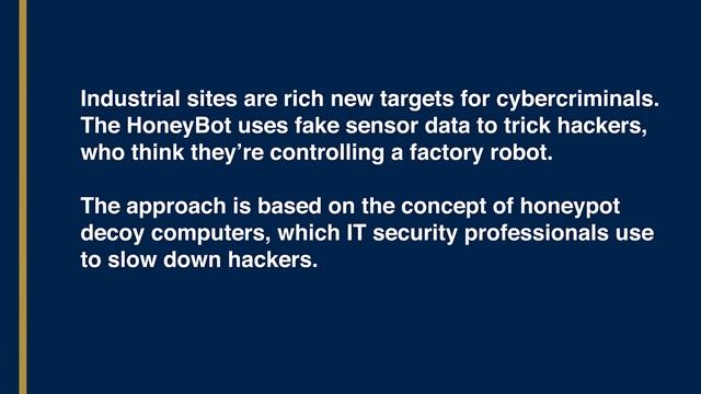 Meet The HoneyBot: A Georgia Tech Robot Built To Fight Hackers