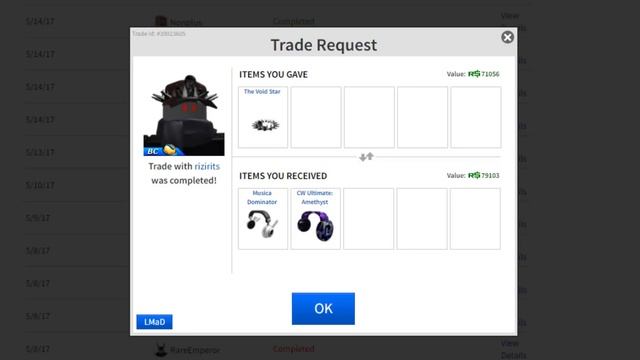 ROBLOX Trading | Making Trades at the TRADE HANGOUT!!!!! смотреть онлайн