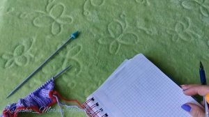 Снуд спицами.  Шапка и снуд для девочки, ог 50-52 см