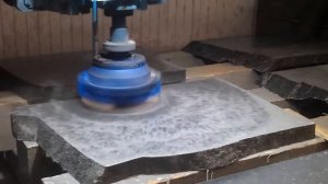 Полировка каменых плит (Карельский камень)