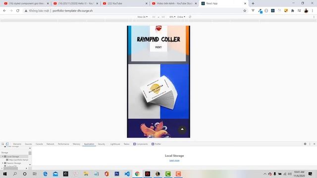 Build a Portfolio Template with ReactJS & Styled Components (Demo) смотреть онлайн