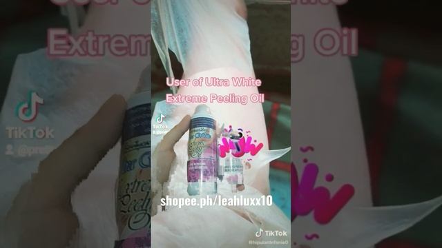 Get Whiter Skin Faster! Ultra White Extreme Peeling Oil Order now! shopee.ph/leahluxx10 смотреть онлайн