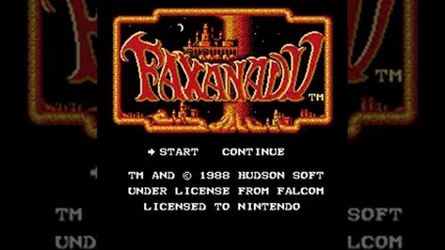 Faxanadu (1987) by Hudson Soft for the NES смотреть онлайн