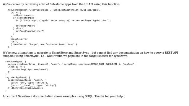 Salesforce: React Native SDK - SmartSync - REST API calls смотреть онлайн