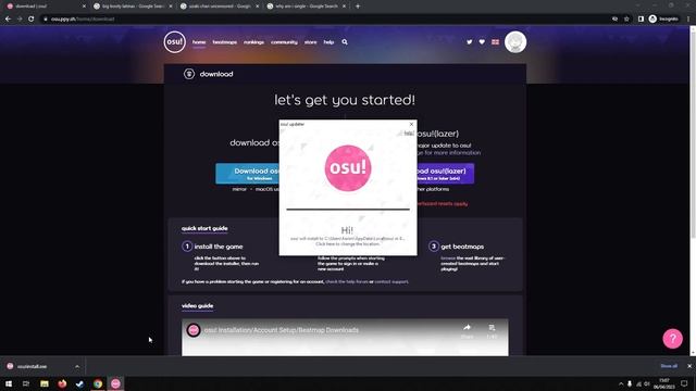 HOW TO INSTALL OSU! TUTORIAL EASY 2023 смотреть онлайн