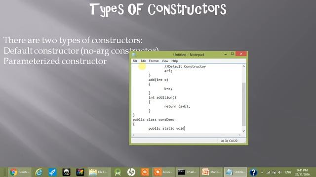 Java Constructors By Mihir Modi смотреть онлайн