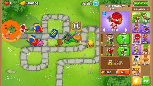 RANDOM Projectiles In IMPOPPABLE MODE With Tier 1 Only Towers.... (Bloons TD 6) смотреть онлайн