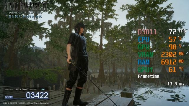 GeForce GTX 1650 -- Intel Core i3-9100F -- FINAL FANTASY XV FF XV Benchmark смотреть онлайн
