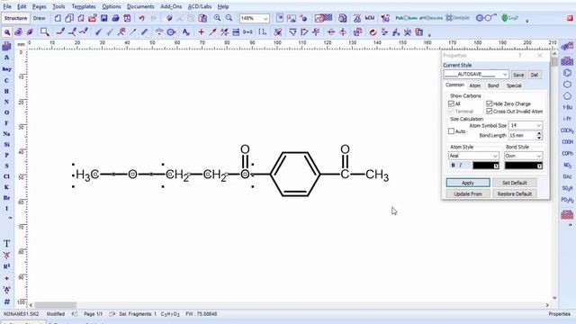 Menggambar Struktur Polimer Menggunakan Chemsketch смотреть онлайн