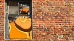 лунтик переехал к волку:случай на дороге