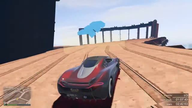 COURSE MARIO KART - GTA 5 смотреть онлайн