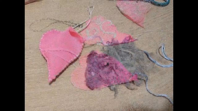 Сердечки из текстиля смотреть онлайн