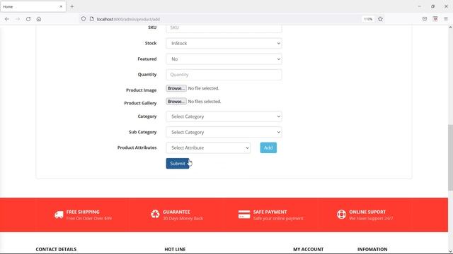 Laravel 8 E-Commerce - Add Attribute Option on Add New Product Page смотреть онлайн