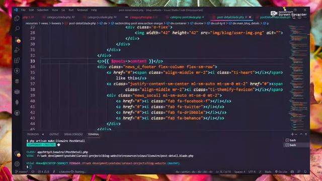 #9 Laravel and livewire | Get Post Detail | blog website смотреть онлайн