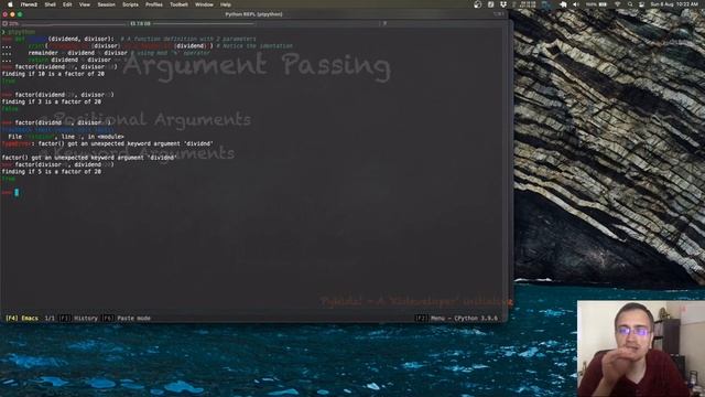 Pykidz! Learn Python - Session 8.04 - Functions - Argument passing: Positional Arguments смотреть онлайн