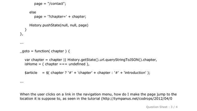 HTML : History.pushState URL + Scroll To Effect смотреть онлайн