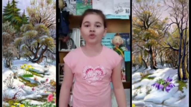 #Страна читающая Клековкина Есения читает произведение Ф. Тютчев Зима недаром злится смотреть онлайн