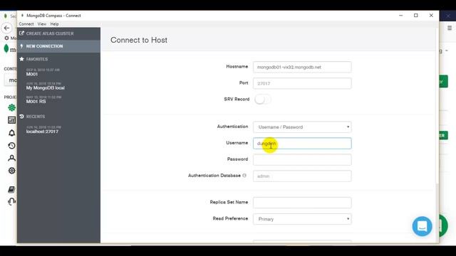 Creating a cluster in MongoDB Atlas & Connecting With MongoDB Compass смотреть онлайн