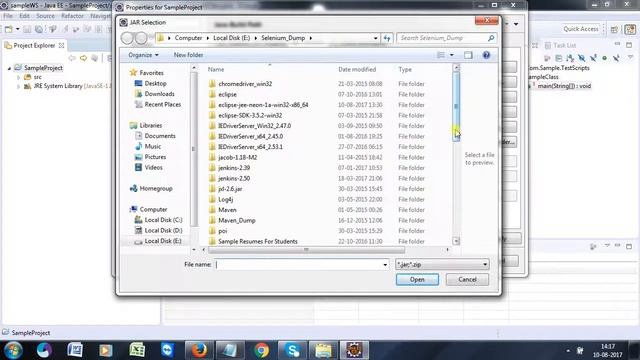 How to Add Selenium WebDriver Jars into Java Project OR How to Configure the Selenium WebDriver Jar смотреть онлайн