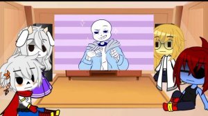 undertale react to sans