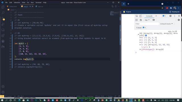 012-ACCESSING ARRAYS смотреть онлайн