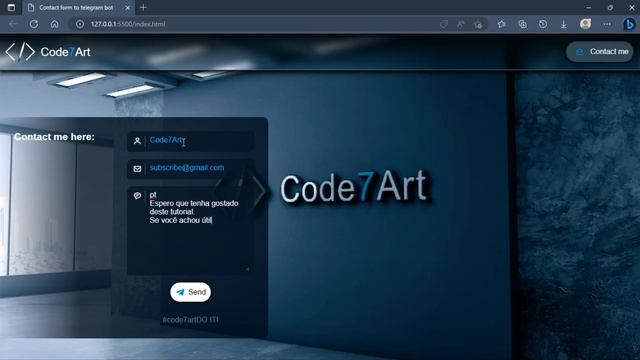 Enviar dados de formulários para bot do Telegram com GPT e JavaScript смотреть онлайн