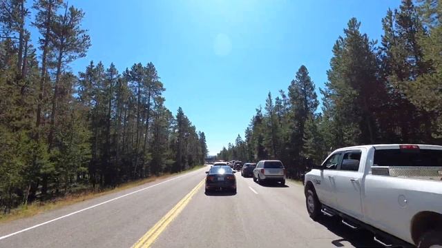 Парк Yellowstone в США. Часть 1: Дорога по штату Wyoming. Наши путешествия смотреть онлайн