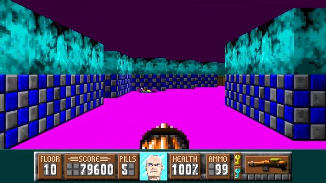 Oldfartenstein 3D - E1M10: Wrong Room (2022) [Wolfenstein 3D Mod] смотреть онлайн