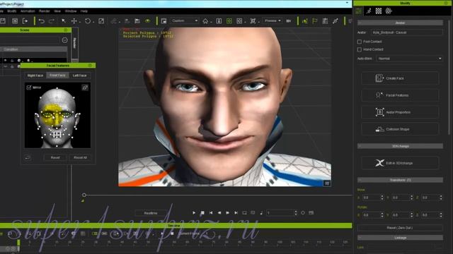 iClone 6, урок "Создание собственного аватара" смотреть онлайн