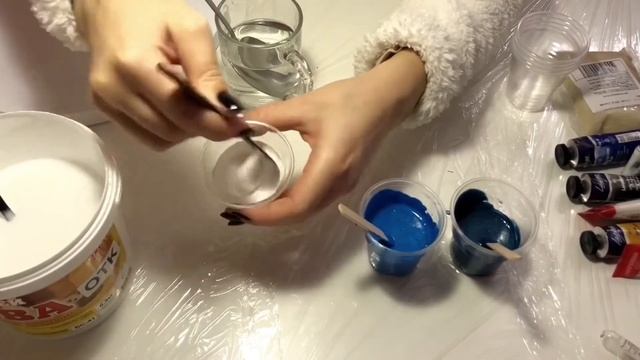 МОРЕ В ТЕХНИКЕ ФЛЮИД АРТ жидким акрилом смотреть онлайн