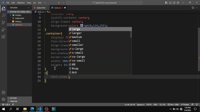 Upload Files using Javascript | U We Coding смотреть онлайн