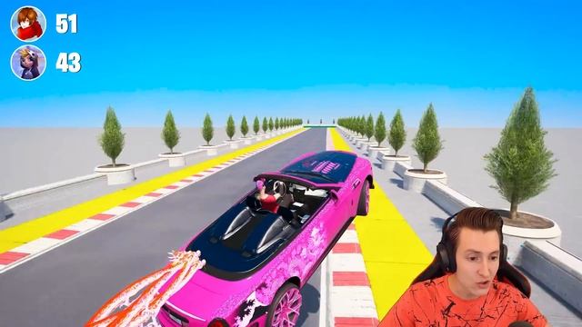 ЧИТЕРСКИЙ СУПЕРКАР ПЕРЕЛЕТЕЛ ОГРОМНУЮ ЯМУ в ГТА 5 ОНЛАЙН (GTA 5 ONLINE) смотреть онлайн