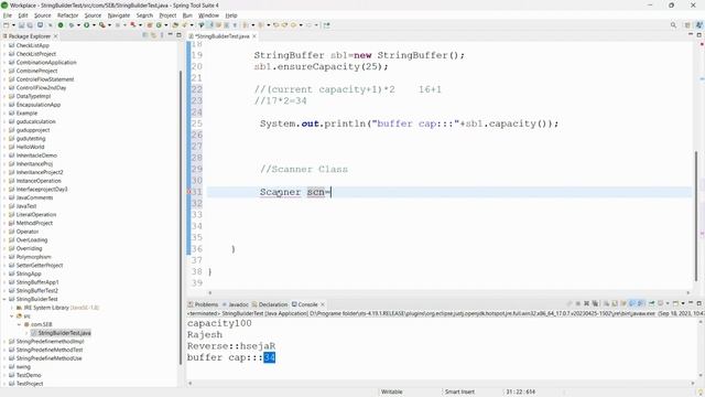 #24 Session -24#course #Core Java || FullStack #course # #StringBuilder#String Handling#predefined# смотреть онлайн