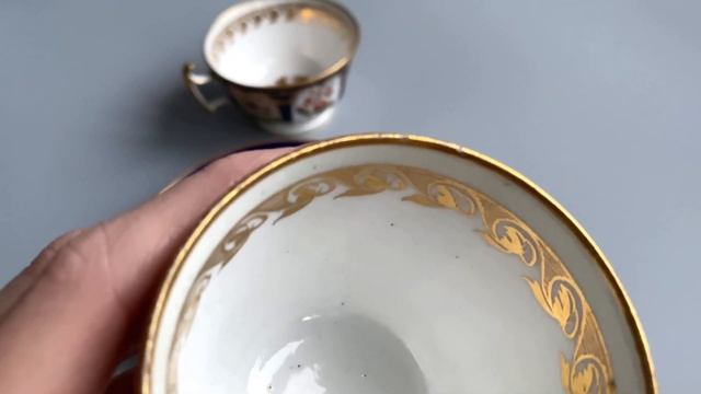Редкая роспись чашки Coalport, 1810-20th