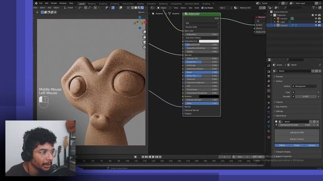 COMO CRIAR PELE (SKIN) NO BLENDER (MEU WORKFLOW) смотреть онлайн