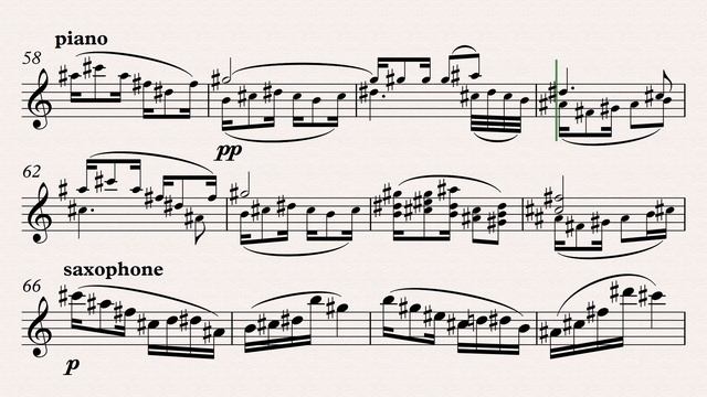 Д.Мийо "Бразильера" видео-минусовка и ноты для саксофона-альта, темп 110 смотреть онлайн